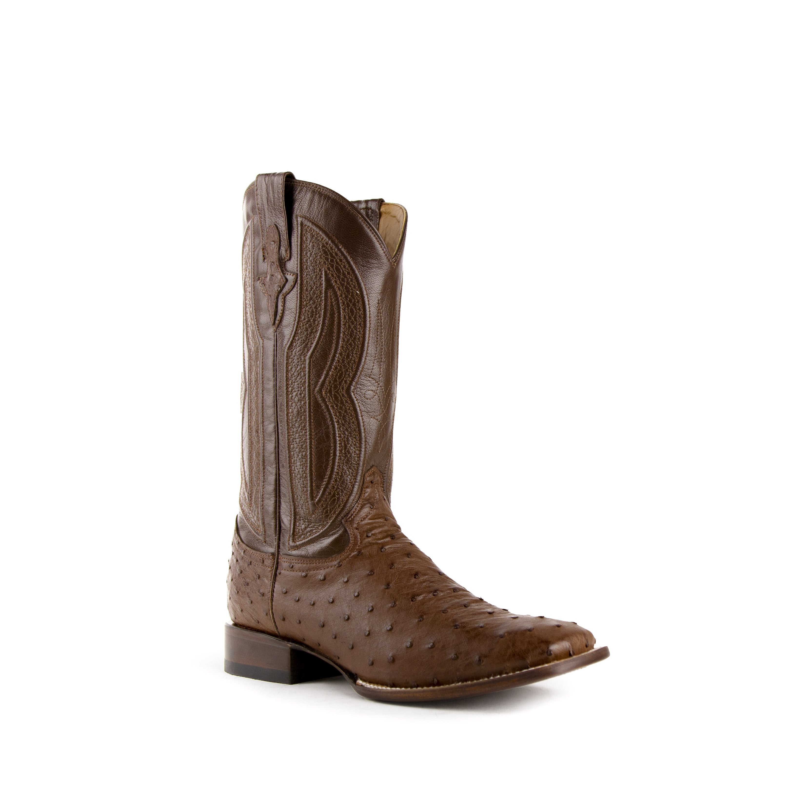 Ferrini Colt Full Quill Ostrich Shoe - 8D