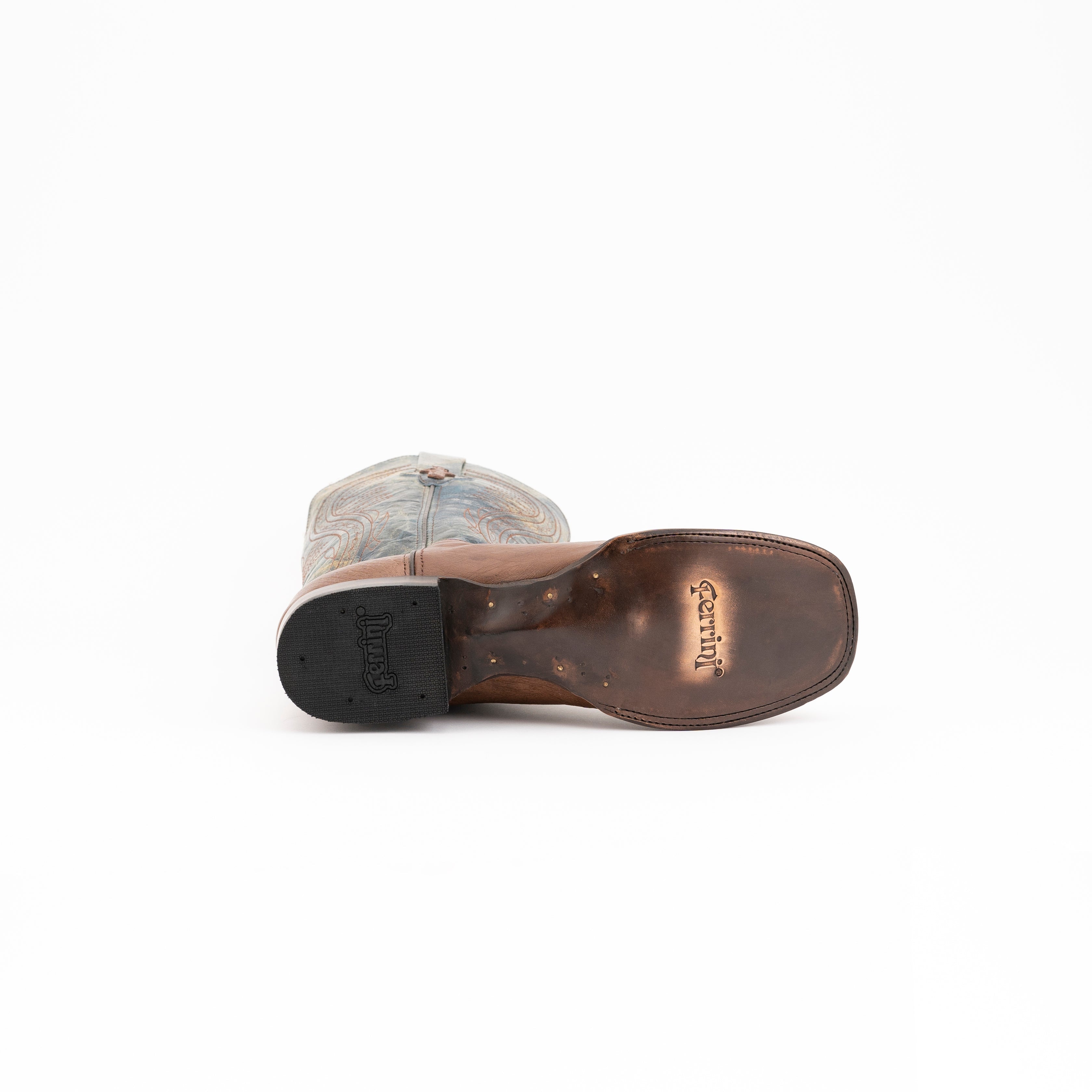 Ferrini Morgan - Men's Smooth Ostrich - 8D