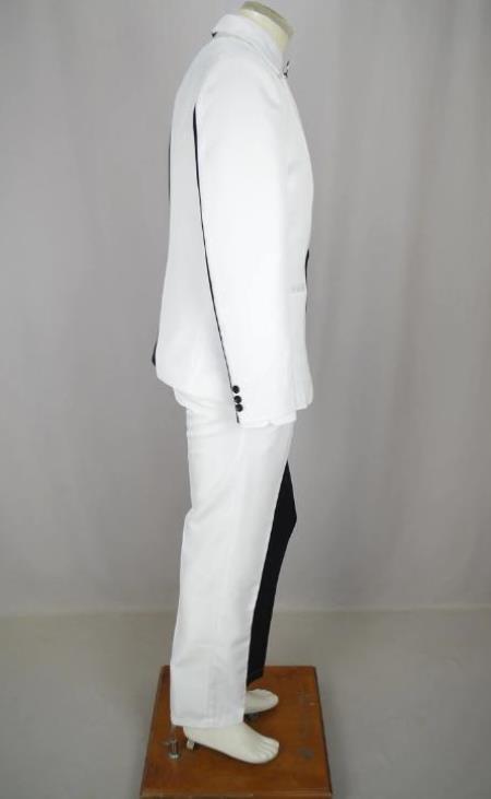 Men Peak Lapel Wedding Suit - L or Large