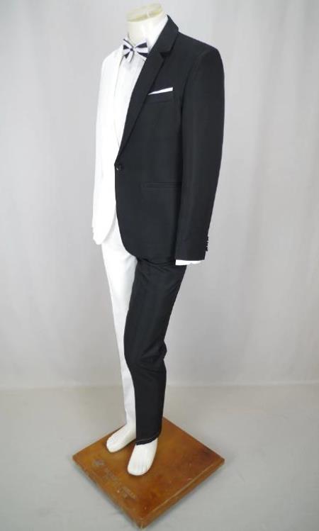 Men Peak Lapel Wedding Suit - L or Large