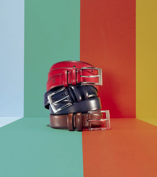 Stacy Adams Russell Double Strap Belt by Stacy Adams Shoes