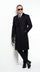 Men’s Black Double Breasted Overcoat, James Bond Inspired Long Formal Coat for Weddings, Business Events, Parties, and Winter Occasions