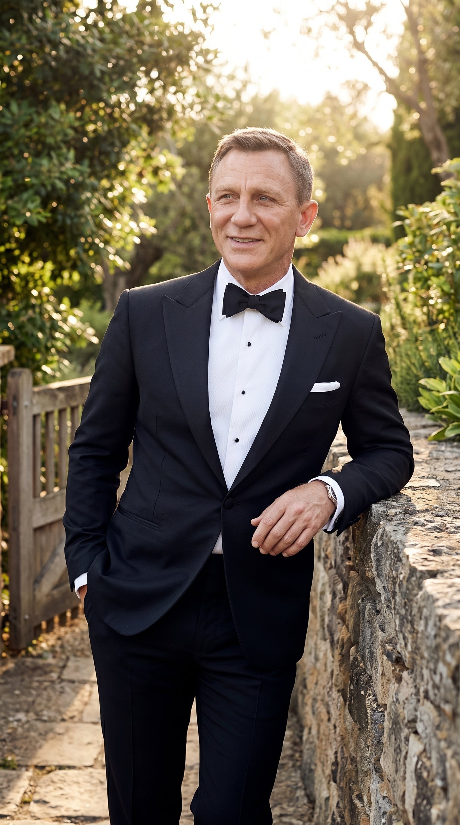Men’s James Bond Style Black Dinner Jacket Blazer – Classic Formal Tuxedo Evening Wear - 36 Short