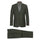 201-10 Men's 2-Piece Slim Fit Single Breasted Notch Lapel Suit