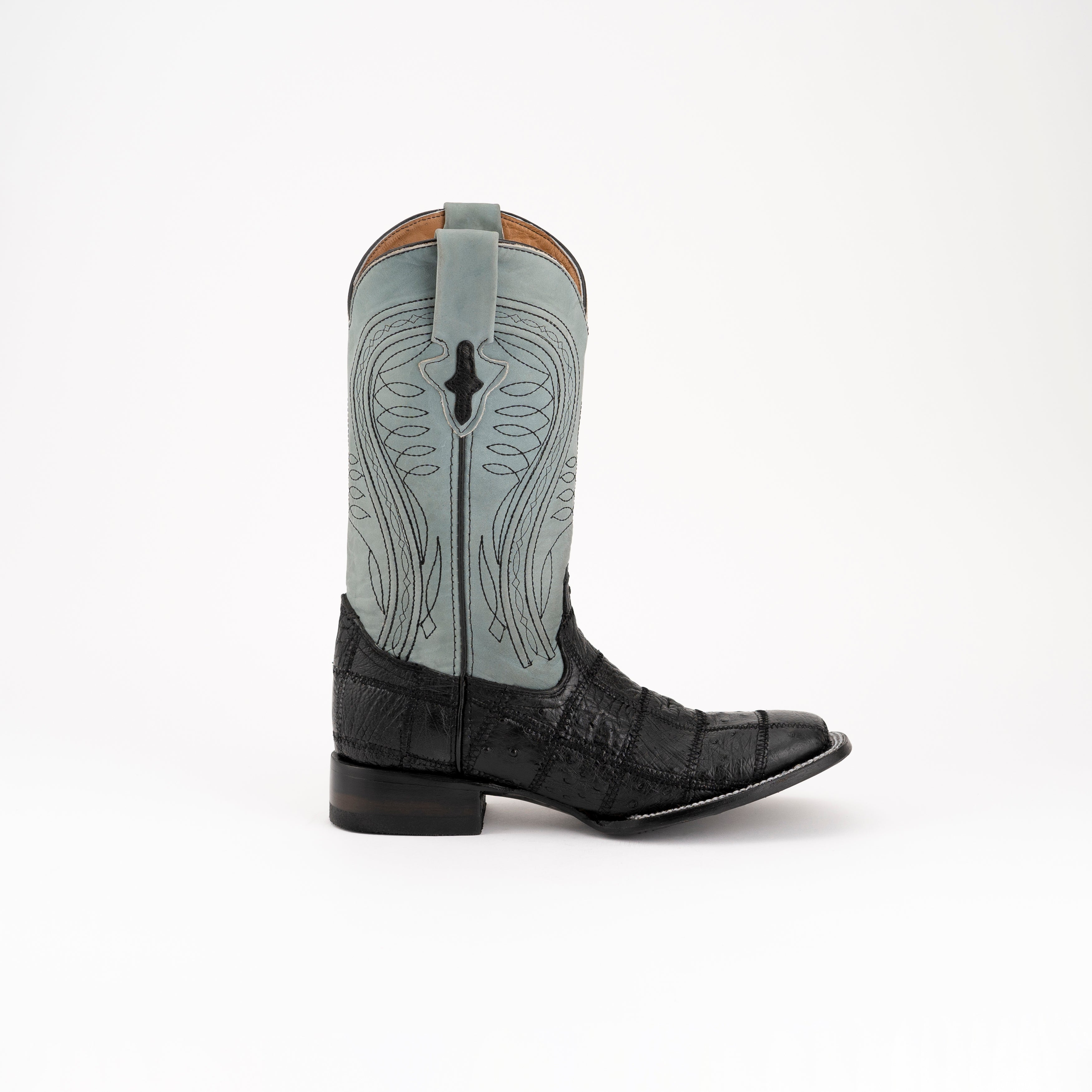 Ferrini Pinto Patch Ostrich Luxury Dress Shoe