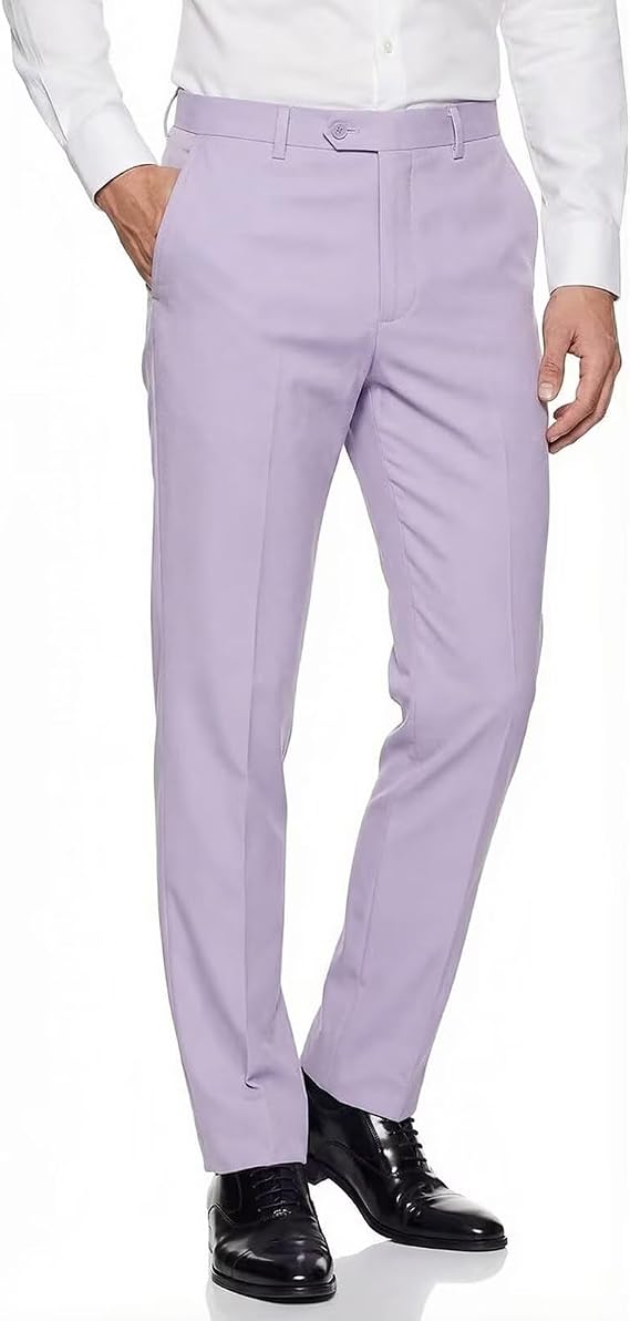 Mens Expandable Waist Business Casual Dress Pants - dress size pants : 28 Unfinished bottom