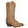 Light brown square toe cowgirl boot