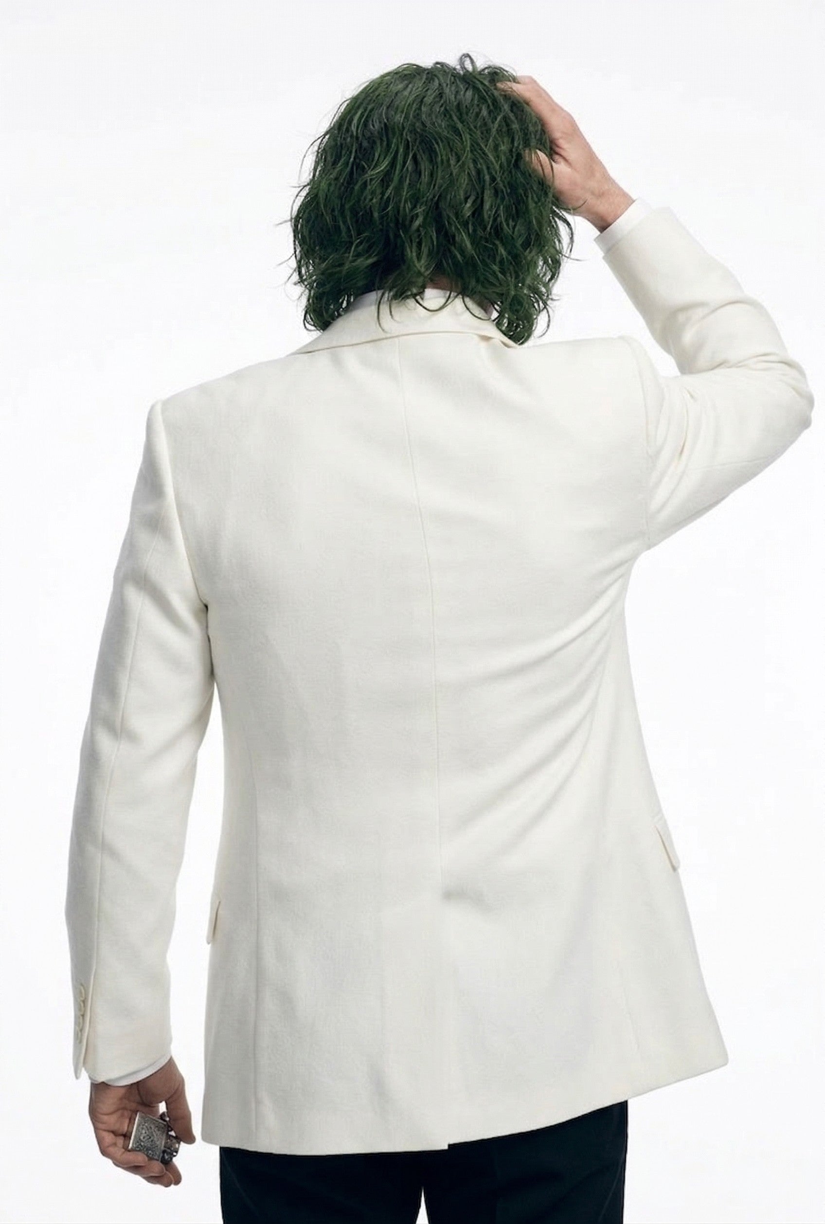 Men’s White Blazer Joker Folie à Deux Arthur Fleck Inspired Jacket – Classic Formal Party Blazer, Elegant Evening Wear, Stylish Costume Blazer - 36 Short