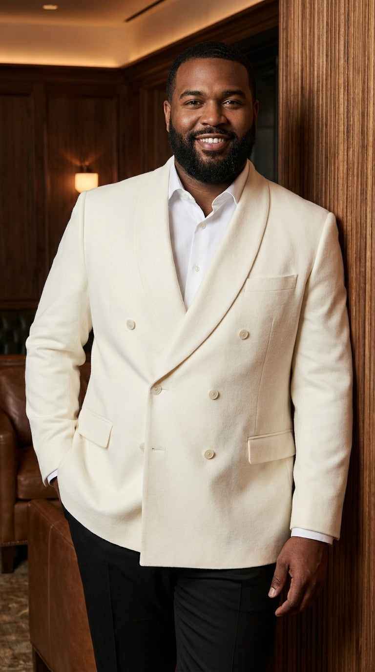 Mens Ivory Dinner Jacket Blazer – Elegant Ivory Cream Off White Formal Blazer Wedding Tuxedo Jacket Evening Wear - 36 Short