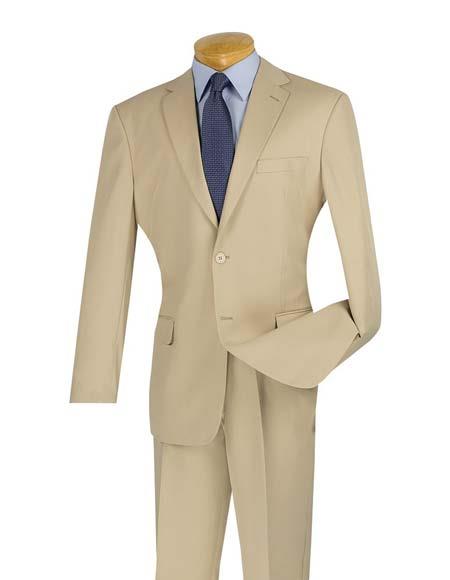 Men's Black 2 Button Designer Cheap Priced Men's Slim Fitted Suit - Skinny Fit Suit - L or Large