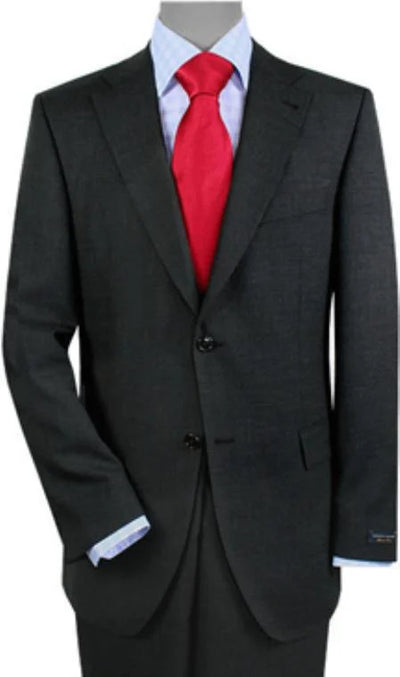 Cheap Priced Suit Men's 2 Button Slim Fit Black Dress Suit with Flat Front Pants, Matching White Shirt & Tie Discounted Clearance Sale
