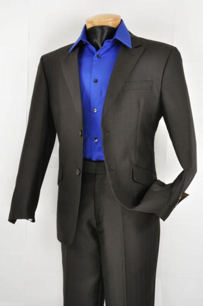 Cheap Priced Suit Men's Black Slim Fit Business Suit Affordable Online Clearance Sale