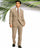 Cheap Priced Suit – Men's Two Button Slim Cut Light Tan / Beige Fitted Business Suit