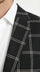 Men’s Black Windowpane Check Blazer – Black Plaid Formal Blazer Jacket for Business, Wedding and Smart Casual Style