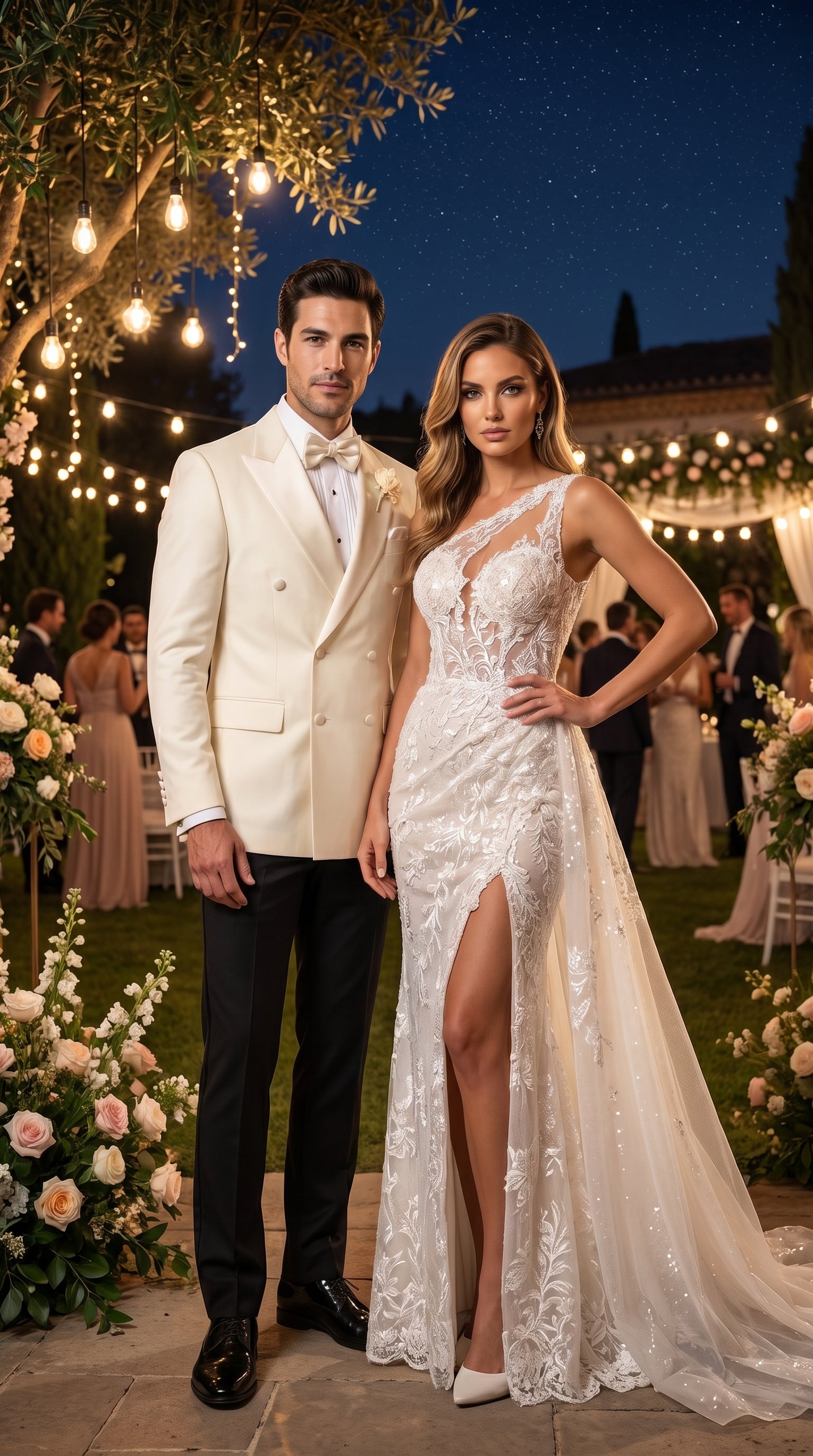 Men’s Ivory Double Breasted Dinner Jacket, Peak Lapel Formal Wedding Prom Tuxedo Blazer in cream off white color - 36 Short