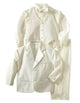 "Boys 5 Piece 2 Button Tuxedo Suit in Ivory" off white