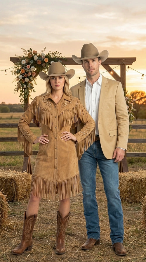 Men’s Tan Camel British khaki Western Blazer – Two Button Classic Casual Sport Coat - Cowboy Country Coat