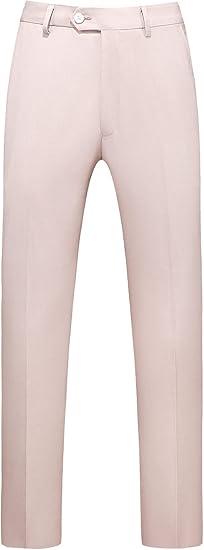 Mens Dress Pants Front Flat Fit Casual Pants - dress size pants : 28 Unfinished bottom