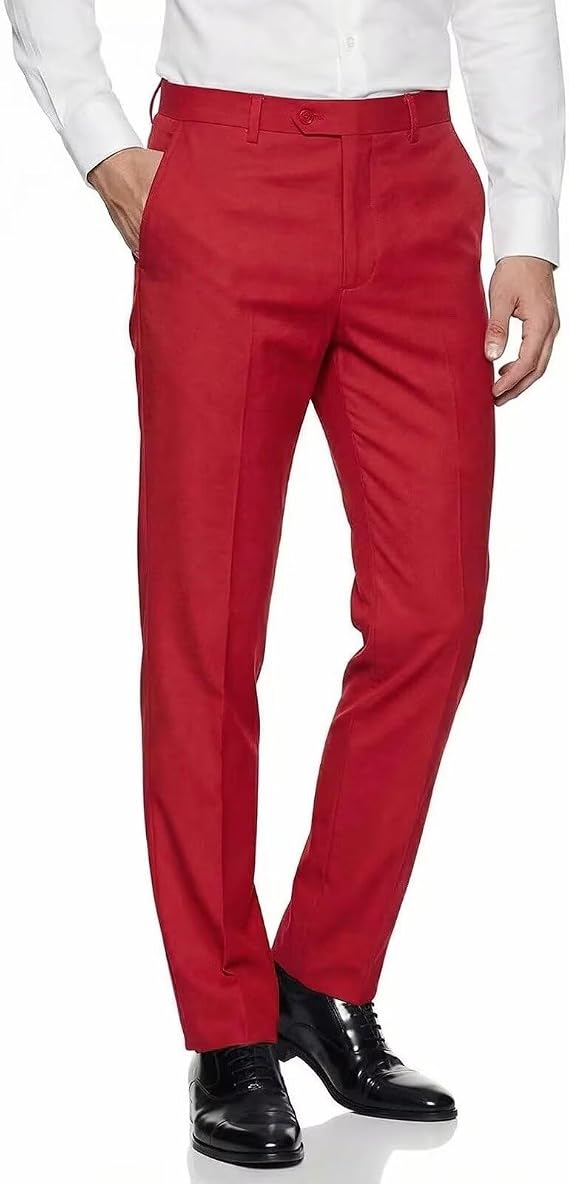 Mens Expandable Waist Business Casual Dress Pants - dress size pants : 28 Unfinished bottom