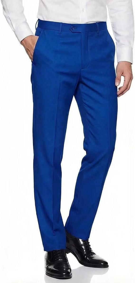 Mens Expandable Waist Business Casual Dress Pants - dress size pants : 28 Unfinished bottom
