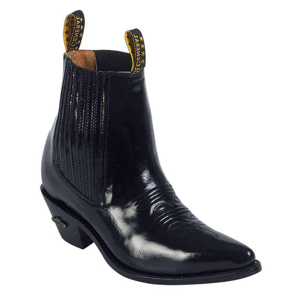 Men's Pointed Toe Western Ankle Boot - Wine