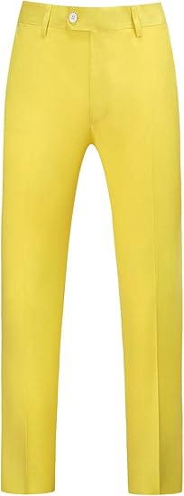 Mens Dress Pants Front Flat Fit Casual Pants - dress size pants : 28 Unfinished bottom