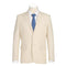 611-6 Men's New Slim Fit Checked Linen Suits