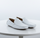 Men’s Mundo White Leather Loafers – Classic Slip-On Dress Shoes for Casual and Formal Wear