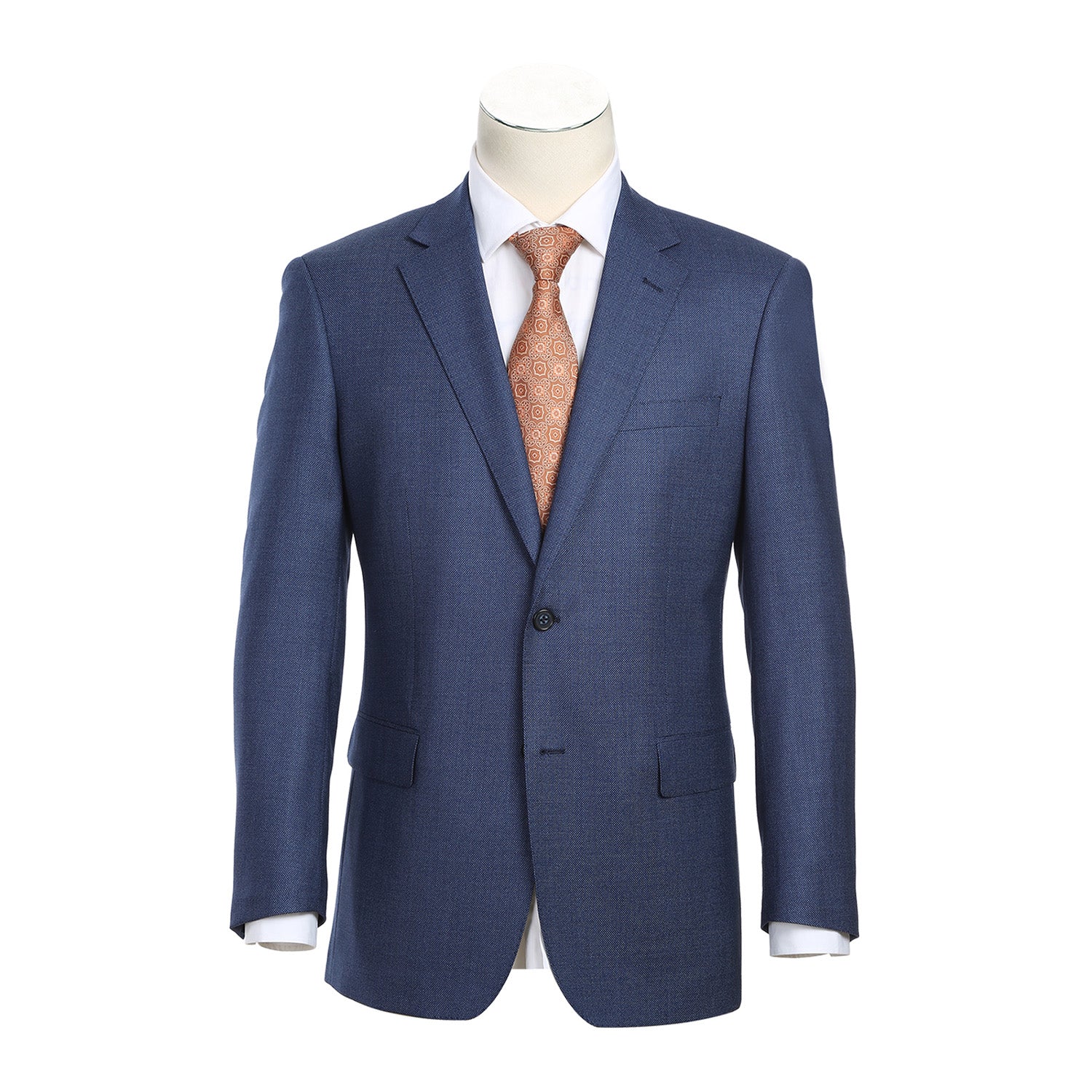 564-6 Men's Classic Fit Wool Blend Suits - 38Lx32W