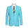 201-59 Men's 2-Piece Slim Fit Single Breasted Notch Lapel Suit