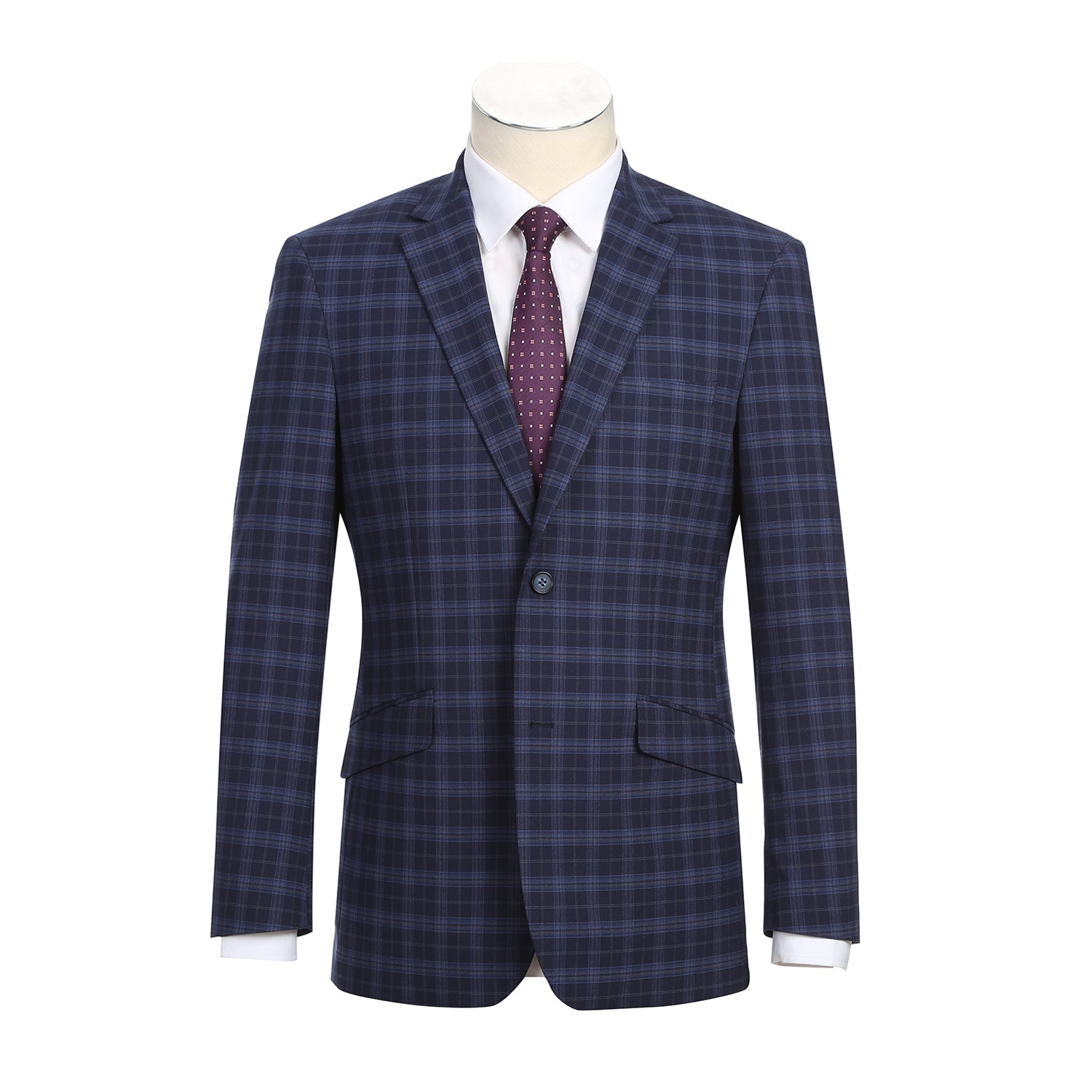 293-32 Men's Slim Fit Suits - 38Lx32W