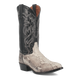 Dan Post Men's Manning Python Snakeskin Round Toe Boots - Natural
