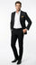 Men’s Black Pinstripe Blazer – Classic Tailored Formal Jacket for Business, Office and Evening Wear
