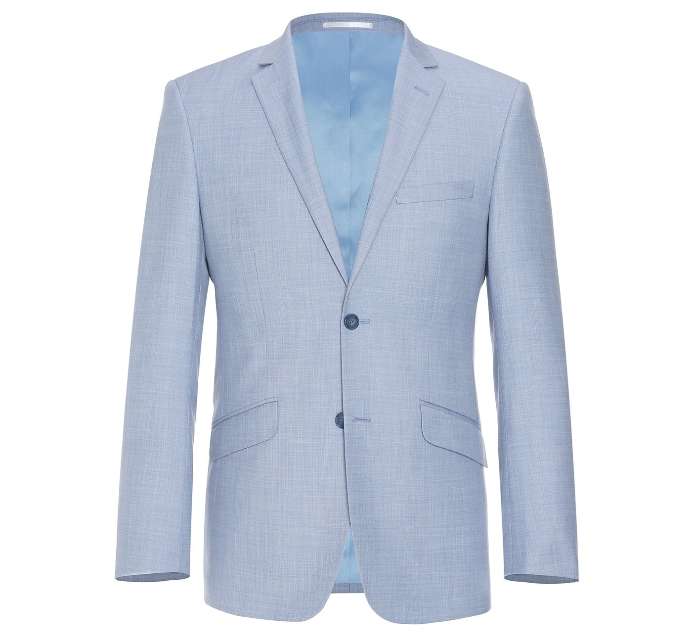 203-9 Men's 2-Piece Slim Fit Single Breasted Notch Lapel Suit - 34Sx28W