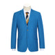 201-55 Men's 2-Piece Slim Fit Single Breasted Notch Lapel Suit