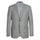 293-17 Men's Slim Fit Notch Lapels Gray Solid Suits