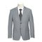 564-1 Men's Classic Fit Wool Blend Stretch Checked Suit