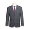 293-28 Men's Slim Fit Checked Suits