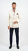 Men’s Ivory Linen Double Breasted Blazer, Lightweight Wedding Dinner Sport Coat Jacket Cream Off White