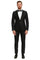 Black Sequin Tuxedo Suit with Satin Shawl Lapel – Mens Slim Fit Formal Prom and Wedding Attire