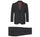 2110-1 Men's Slim Fit Solid Stretch 2-Piece Suit