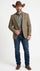 Men’s Brown Taupe Western Blazer Jacket – Classic Cowboy Style Sport Coat for Wedding