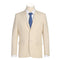 611-3 Men's New Slim Fit Checked Linen Suits