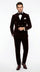 Men’s Dark Brown Velvet Blazer and Pants 2 Piece Suit, Double Breasted Formal Dinner Suit for Weddings, Prom