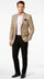 Mens Tan Blazer Sport Coat – Classic Fit Beige Dress Jacket for Business, Wedding and Smart Casual Wear