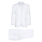601-20 Men's Notch Lapels White Solid Linen Suits