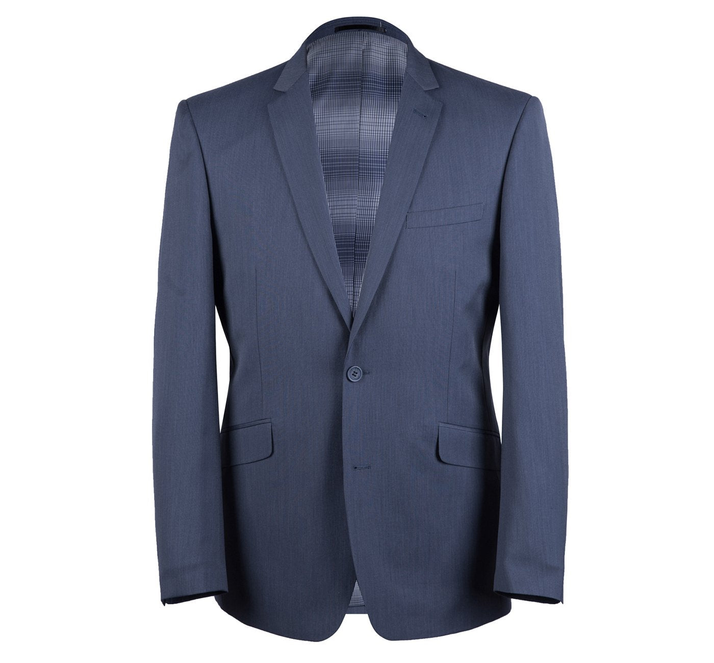 203-19 Men's 2-Piece Slim Fit Single Breasted Notch Lapel Suit - 34Sx28W