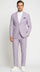 Men’s Lavender Seersucker 2 Piece Suit, Lightweight Summer Blazer and Pants Set for Weddings, Parties, Prom, and summer fabric