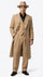 Men’s 1920s Beige Zoot Suit – Long Mafia Gangster Three-Piece Suit in Tan Khaki Color 40 inch Zuit Pachuco Suit