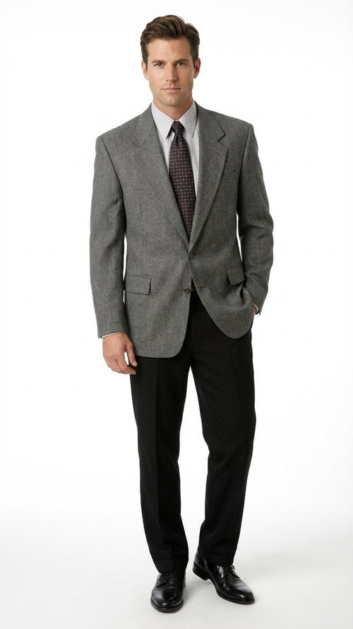 Mens Dark Grey Blazer Charcoal Grey Sport Coat Jacket